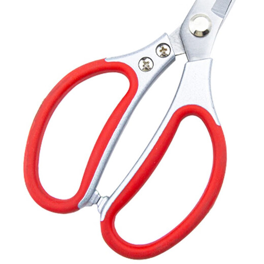 Dajiexing Ciseaux de Cuisine Ciseaux à Os de Poulet Domestiques Ciseaux Alimentaires Multifonctionnels en Acier Inoxydable Ciseaux Puissants Grand - Aluminium + Poignée en Caoutchouc Souple (Ciseaux de Cuisine)