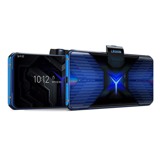 联想 拯救者电竞手机pro 骁龙865Plus 双模5G游戏手机 安卓联想二手手机 炫蓝冰刃 12GB+128GB  全网通 9成新 9成新