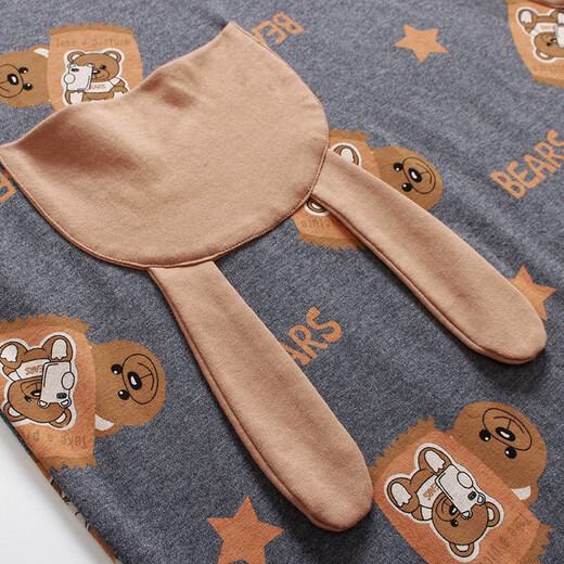 Song GAN (SONGGAN) suspender nightgown ladies summer pure cotton sexy dress for girls in spring and autumn summer backless lace large size rabbit ear bear L12014 M (recommended 80-100 Jin [Jin equals 0.5 kg])