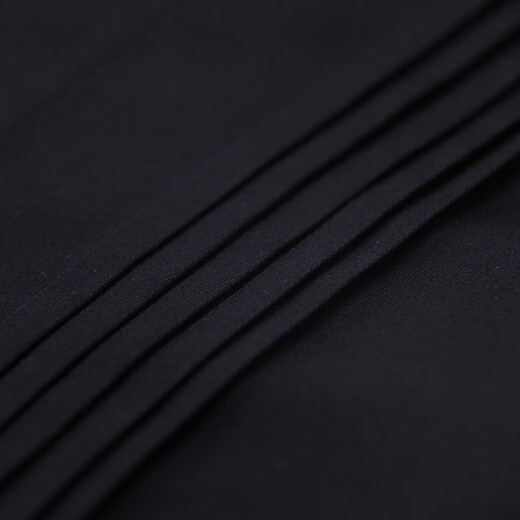 GIES CHARLES CORDION Vestido plisado Negro Personalidad Fashion Fashion Men's Pure Coder Slim Collar Shirt Negro 40