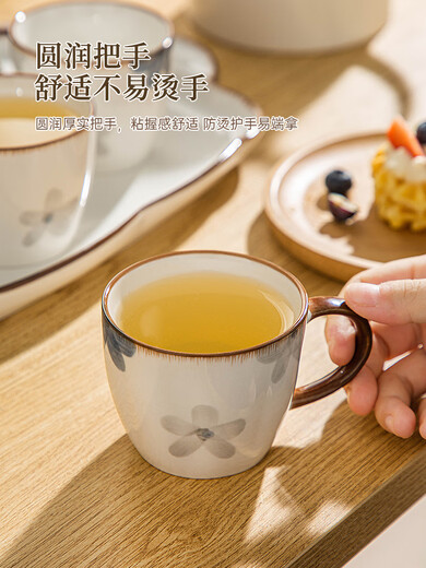 Jingwan 2024 new high-looking teapot cold kettle tea set high temperature resistant ceramic large capacity water set for home living room Molan kettle (with filter hole)