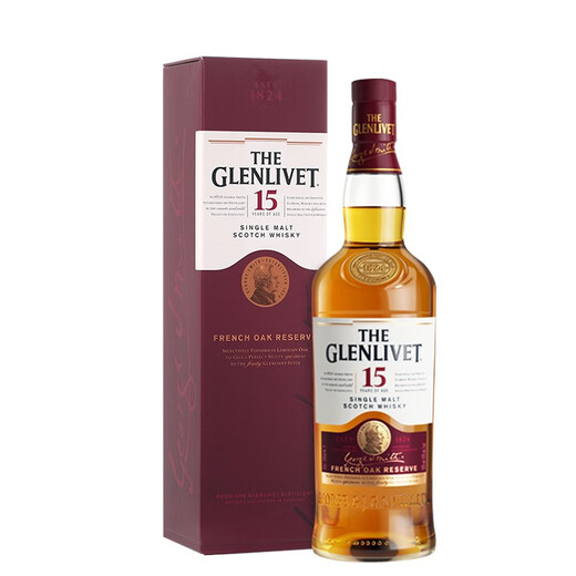 格兰威特（ThE GLENLIVET）宝树行 格兰威特单一麦芽威士忌 苏格兰威士忌原装进口洋酒 15年 格兰威特700ML