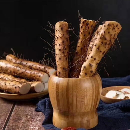 Jingxiansheng Henan Jiaozuo Wen County Loess Iron Bar Yam Net Weight 5Jin Jin is equal to 0.5kg Single root 40cm+ Vegetables Straight from the source