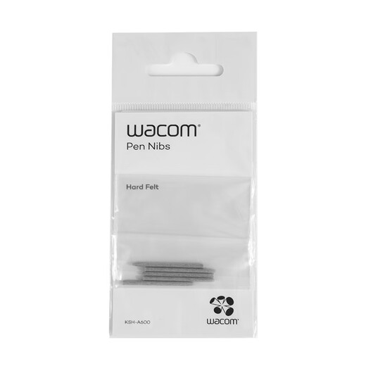 Wacom笔芯CTL671/672/6100WL替换笔尖影拓CTH 680 PTH660/651笔头 二代原装毛毡笔芯十支装 型号AC 0x0cm