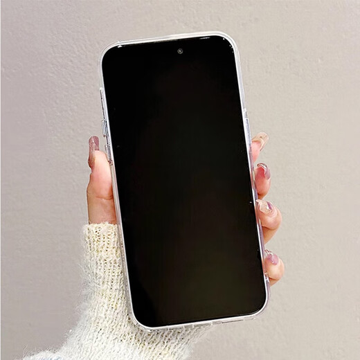 江铭适用苹果16Pro手机壳iPhone16Pro保护套带手链镜头全包防摔网红高级男女款羽纱镭射蝴蝶自带镜头膜
