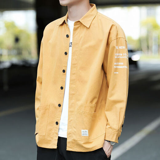 
NanYUQIU (NANYUQIU) plus velvet spring and autumn style men's long-sleeved shirt casual loose version without ironing Hong Kong style business shirt men's jacket long-sleeved 9922 models (dark gray) L 120Jin[Jin equals 0.5 kg]-135Jin[Jin equals 0.5 kg]