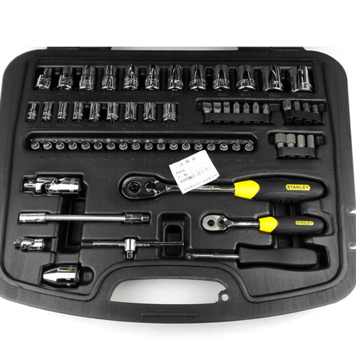 Stanley 94-694-1-22 Conjunto de 80 piezas Conjunto integral de llave llave para llave de reparación de la manga de la manga de autos de reparación