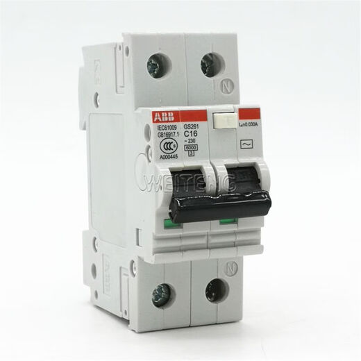 ABB leakage protector GS261-C16 Electric shock air switch with lighting protection socket 2P 16A GS261-C16/0.03 1P+N