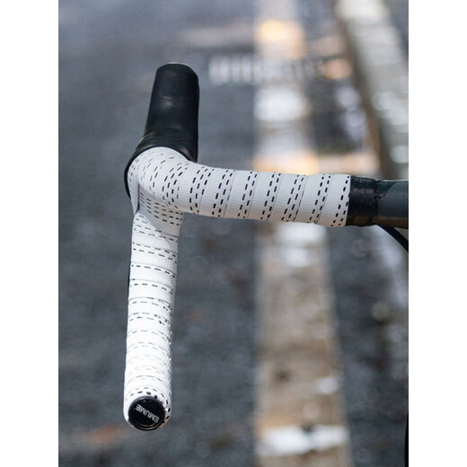 Drilling EMUME mummy road handlebar with bicycle handlebar wrapping belt non-slip breathable friction and corrosion resistant strap black-white dots
