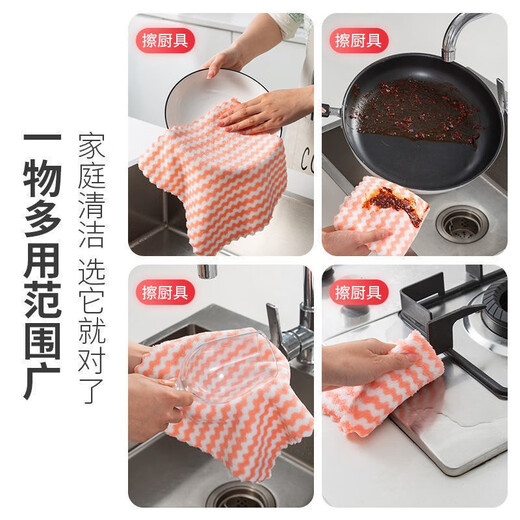 Jepoo dishwashing rags, coral velvet housekeeping cleaning towels, absorb water, are not easy to leave watermarks, are not easy to stain oil, thickened kitchen dishwashing 5 pieces, 25*25cm coral velvet