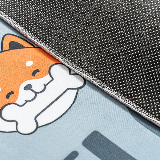 Made in Tokyo, Jiji floor mats, bathroom bathroom floor mats, water-absorbent, non-slip door entrance dust removal, gray 40*60cm