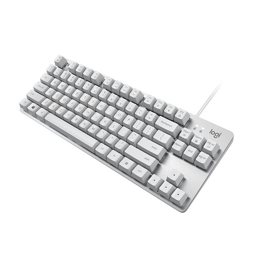 
Logitech K835 mechanical keyboard Wired keyboard Gaming office keyboard 84 keys White TTC axis Blue axis