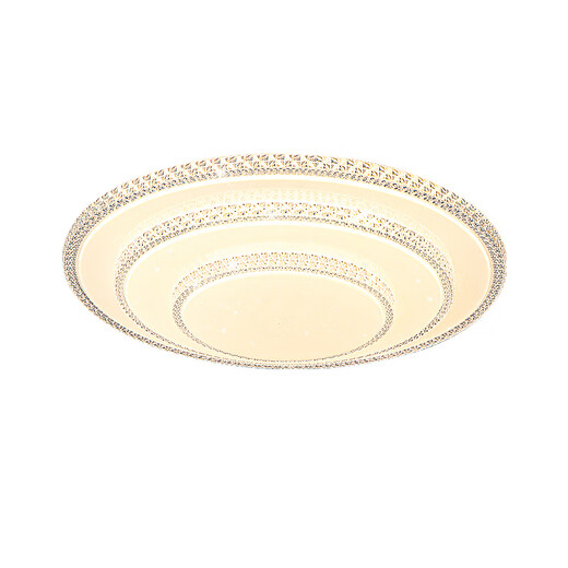 SUOYADA索亚达北欧客厅主灯卧室灯现代简约大气LED吸顶灯新款极简全屋套餐灯具 鑫辰钻50cm三色48w