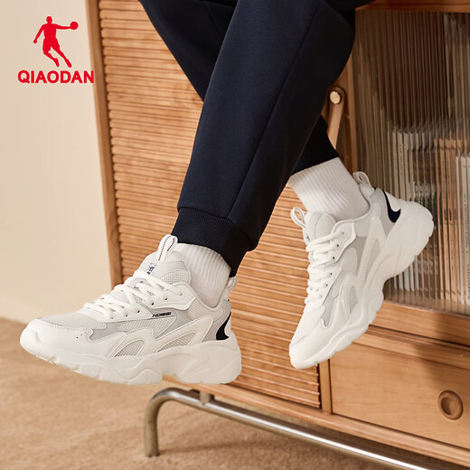 Jordan sneakers men's shoes 2025 autumn new dense casual shoes retro dad shoes light running shoes ivory/light gray mesh version 43
