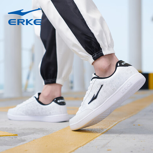 ERKE Hongxing Erke Skateboard Shoes 11033189B White/Black 39 size