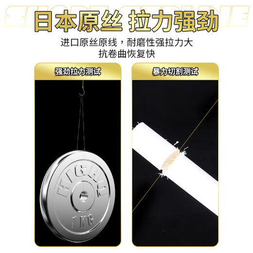 YNKOO imported short sub-thread fishhook tied sub-thread double hook finished product set complete set Iseni Jinhaixi Golden Sleeve Crucian Carp Jinhaixi Thorny No. 4 1.0 + No. 5 1.2 Others