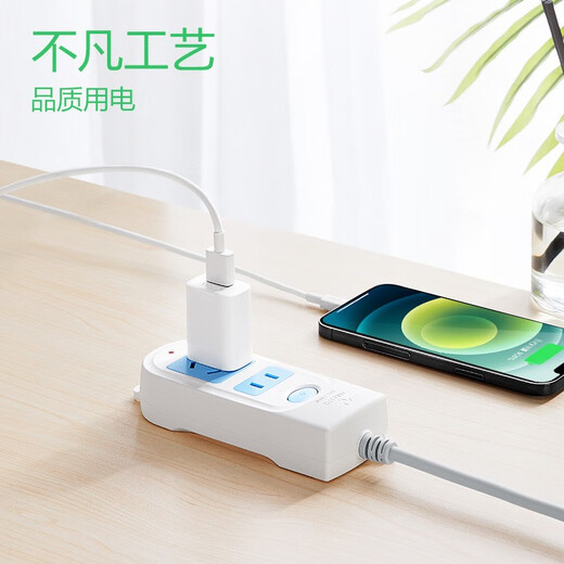 Plancha de alambre de enchufe con enchufe de bistec con enchufe de enchufe con interruptor de cable de 2 hoyos de 2 hoyos cableado de cableado de arrastre de arrastre de arrastre de 2 pliegas de control principal de 2 plugs de 3 metros de largo 612