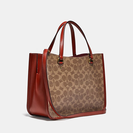 COACH蔻驰手袋 Tyler Carryall 28 系列女士经典老花时尚手提单肩包托特包 经典老花C3889