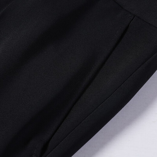 
Liangxin Eslite trousers men's autumn and winter thick style, no ironing, anti-wrinkle drooping casual suit pants middle-aged and elderly high waist loose straight trousers 687 dark gray without folding style 36 waist 2 feet 8