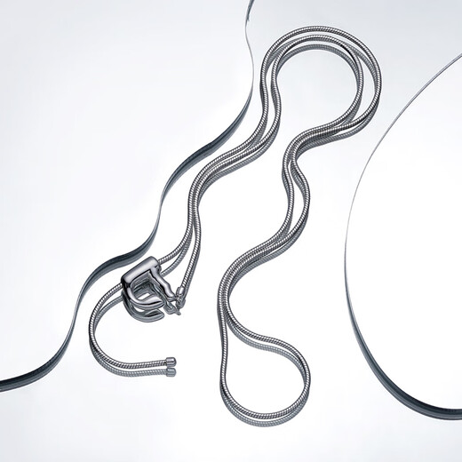 VIGG word necklace women's high-end design niche letters 2024 new light luxury high-end clavicle chain D word necklace