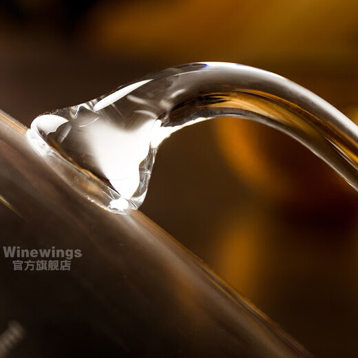 Winewings crystal glass white wine divider with scale red wine decanter divider jug household wine divider white wine wine set 300ml wine divider