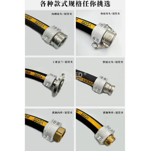 
Aluminum alloy hoop EN14420-3 snap-fitting tower joint shield machine copper head aluminum horse clamp two-half buckle tube clamp DN38 1.5-inch aluminum tube clamp DN38*6.5