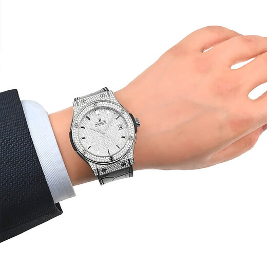 [Second-Hand 99 New] Hublot Classic Fusion Series Swiss Watch Men's Mechanical Watch Gold Watch Famous Watch Chronicle Titan Titan aus Second-Hand Luxury Men's Watch 511.NX.7170.Lr Heckdiamantstars 45mm 45mm