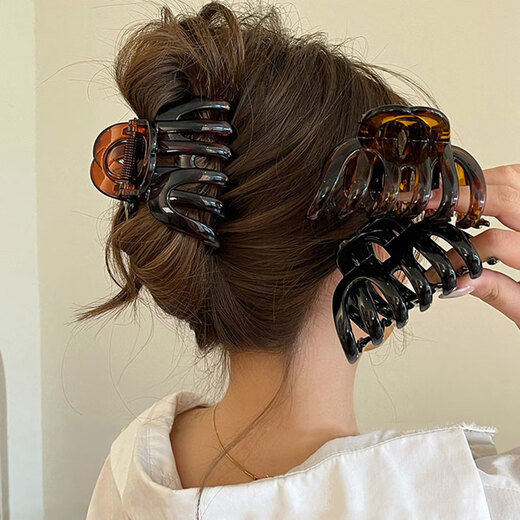 Xiangwan Hair clamp hair clip simple hair clip back head clip large high-end shark clip headwear