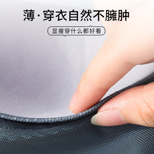 Women's Lace Wrapped Breast and Beautiful Back Bra, Push-up Wireless Fixed Cup Top-up Seamless Vest Style Sleeping Bra, Dark Blue 3L 120-140Jin Jin equals 0.5kg