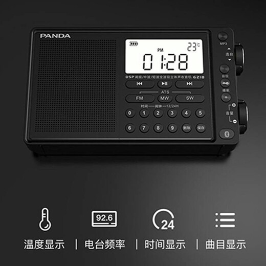 PANDA (PANDA) 6218 Радиополосный радиополосный радио-старик Радио-портативный радиочастотный радиочастотный радиочастотный радиочастотный