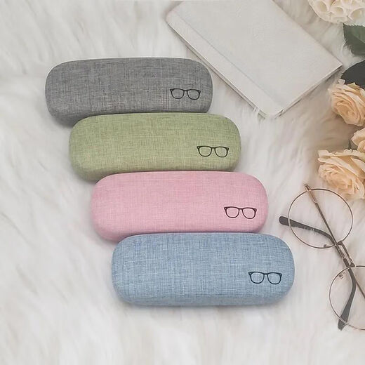 Imitation embrassée linge de lunettes Myopie Imitation Imitation pressante Boîte de lunettes pour hommes et femmes Ins Anti-pression