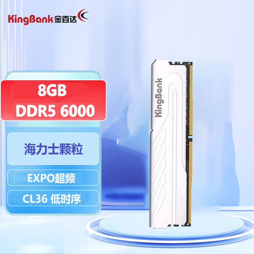 KINGBANK Yinjue DDR5 memory 6000 desktop computer game e-sports vest memory stick office 6400 Hynix particles Adie particles 16GB 32G Yinjue 6000 8G single Hynix M particles C36