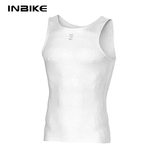 INBIKE summer sweat-absorbent breathable quick-drying cycling vest underwear men's road bike base layer white M/L
