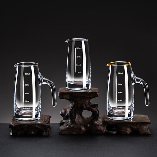 Flower Language Four Seasons White Wine Glass Set Light Luxury High-end Home Wine Divider Storage Rack Crystal Glass Small Wine Glass One-Shot Cup Wine Set 6 Pots and 6 Cups Edge-sealed Rack 100ml Pot + Bullet Cup