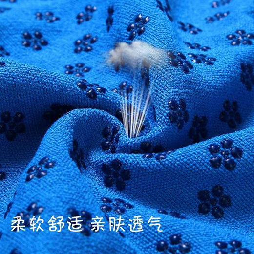 ZKHE瑜伽垫铺巾防滑加宽健身瑜伽毯子运动吸汗瑜伽巾便携隔脏可水洗 紫色【183*63cm-单面树脂防滑】 轻巧便携丨防滑吸汗丨可机洗