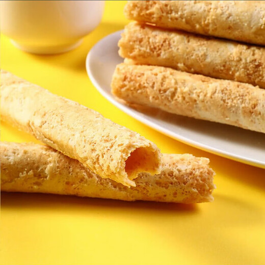 Member s Mark butter egg roll 608g casual snack milky crispy iron box double layer protection butter egg roll fragile 608g