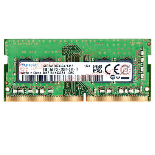 Samsung (SAMSUNG) original DDR4 PC4 fourth generation notebook all-in-one computer memory module SODIMM suitable for Lenovo Dell Asus HP Acer Apple MSI QNAP DDR4 2400 8GB notebook memory