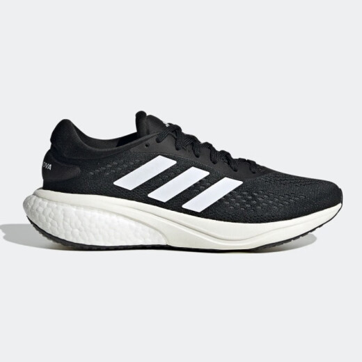 
Adidas women's shoes 2025 summer new sports shoes mesh breathable lightweight cushioned casual running shoes GW6174 black and white color 38 (235mm)
