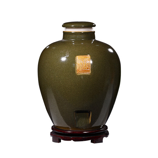 Jiuce ceramic wine jar wine jar wine jar 20 Jin Jin equals 0.5 kg 30 Jin Jin equals 0.5 kg 50 Jin Jin equals 0.5 kg Antique sealed wine jar wine bottle with faucet 100 Jin Jin equals 0.5 kg Non-porous base + wine lift