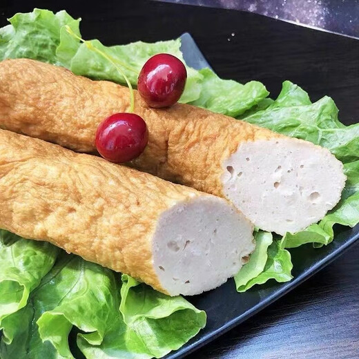 Chaowanzan Handmade Chaoshan Pork Roll 500g Longjiang Specialty Chaoshan Meat Roll Meat Patty Authentic Guangzhang Meat Snacks Pork Roll 1 Jin [Jin equals 0.5 kg] (Send chili sauce + garlic)