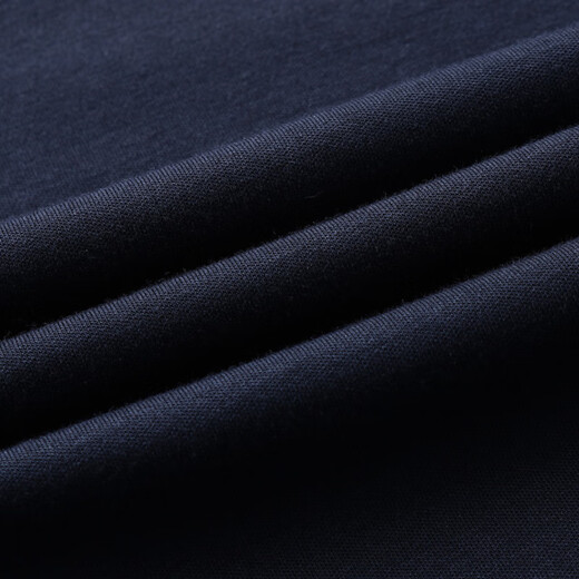 YOUNGOR long-sleeved POLO shirt for men, soft, delicate and comfortable modal blended cotton with exquisite craftsmanship, navy blue VLPC539969FCA L