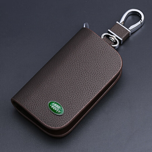 Xuankashi Land Rover Range Rover Sport Edition Aurora entdecken 4/5 Sterne Pier Walker 2 Echtes Lederauto -Key -Deckbutton für Frauen Land Rover - Importierte Top -Layer -Cowide [Schwarz]