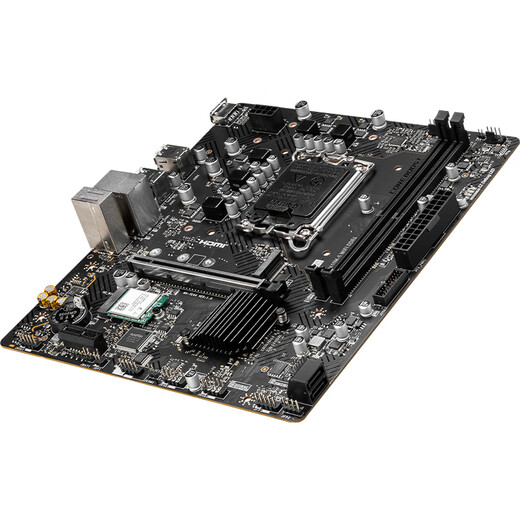 微星（MSI）B760M 搭 英特尔 12代I5 CPU主板套装 H610M-S WIFI DDR4 I5 12400F(升级12490F)