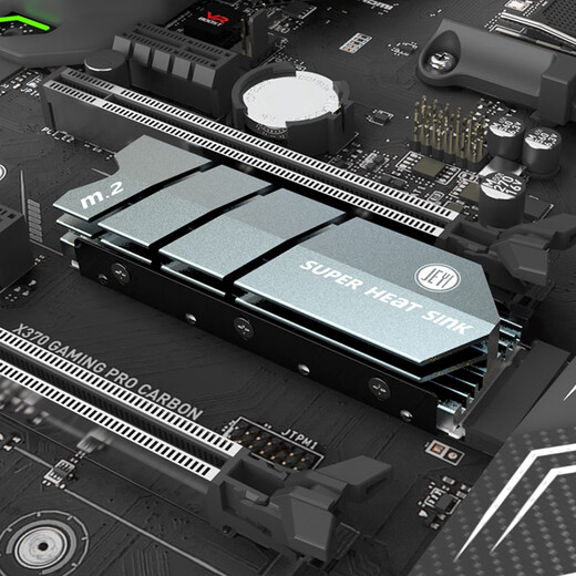 JEYI M.2 hard drive cooling vest NVME solid state drive radiator SSD heat sink all-aluminum double-sided heat dissipation efficient cooling suitable for Samsung Western Digital Lenovo