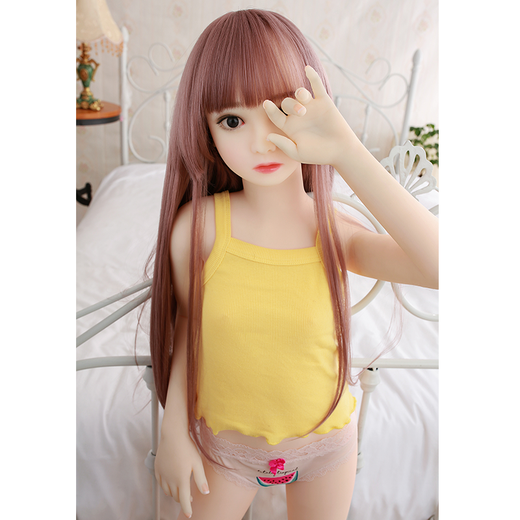 HANIDOLL实体娃娃男用硅胶娃娃非充气情趣仿真人自慰器成人男性性用品阴臀倒模带骨骼可定制平胸小娃 全实体娃娃110cm