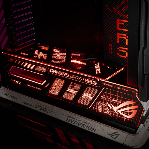 
ZZJMOD ASUS ROG GR701 Creation God Fur ZZJMOD mirror luminous light board custom ARGB divine light synchronous mirror light board MOD GR701 Creation God Fur + gray fur (standard version)