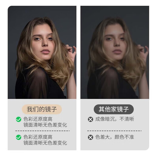 小匠材日式全身镜家用穿衣镜卧室落地镜壁挂简约高清试衣镜白色160*50