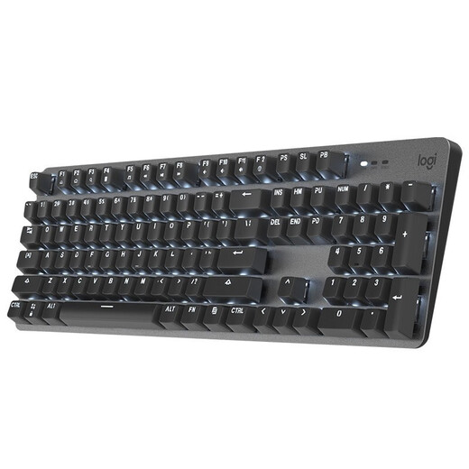罗技（Logitech）机械键盘K845 有线键盘 全尺寸单光 TTC轴 游戏办公键盘 DIY键帽 K845红轴+薰衣草键帽