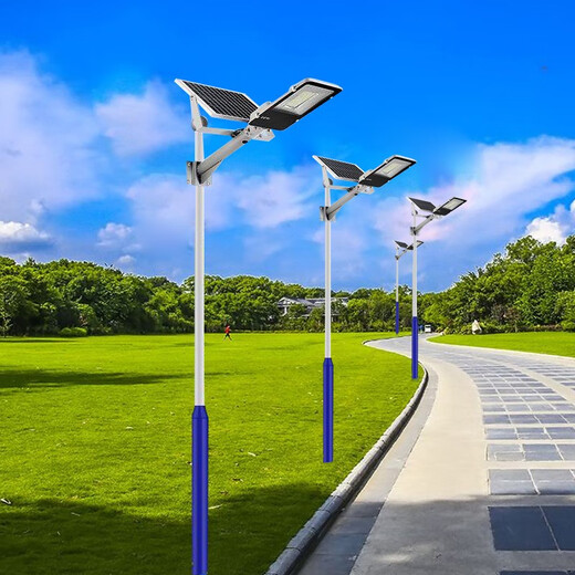 Xinguangda Solar Street Light Outdoor Street Light Pole Complete Set New Rural Telephone Pole High Power Solar Lighting 6 Meter Solar 5 Meter 100 Watt Complete Set