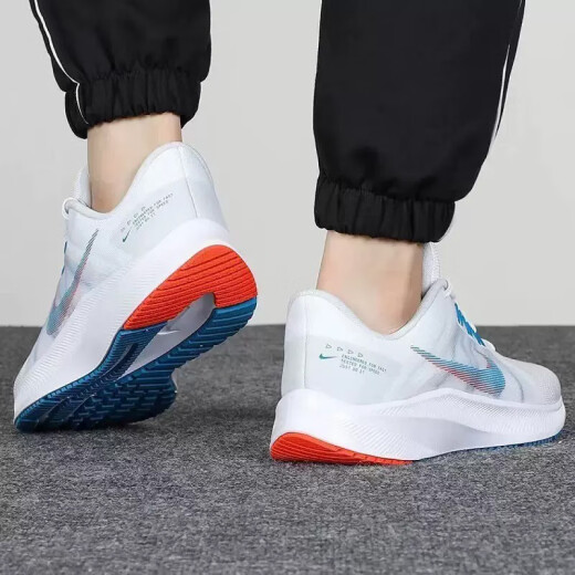 耐克（NIKE）男鞋2025新款夏季WEARALLDAY运动鞋网面透气学生休闲鞋跑步鞋 DA1105-101白色蓝红 38.5